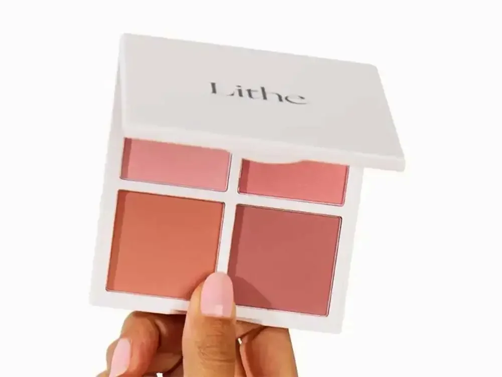 Lithe Beauty Sunset Blush Palette 4-Shade Face Compact NEW IN BOX